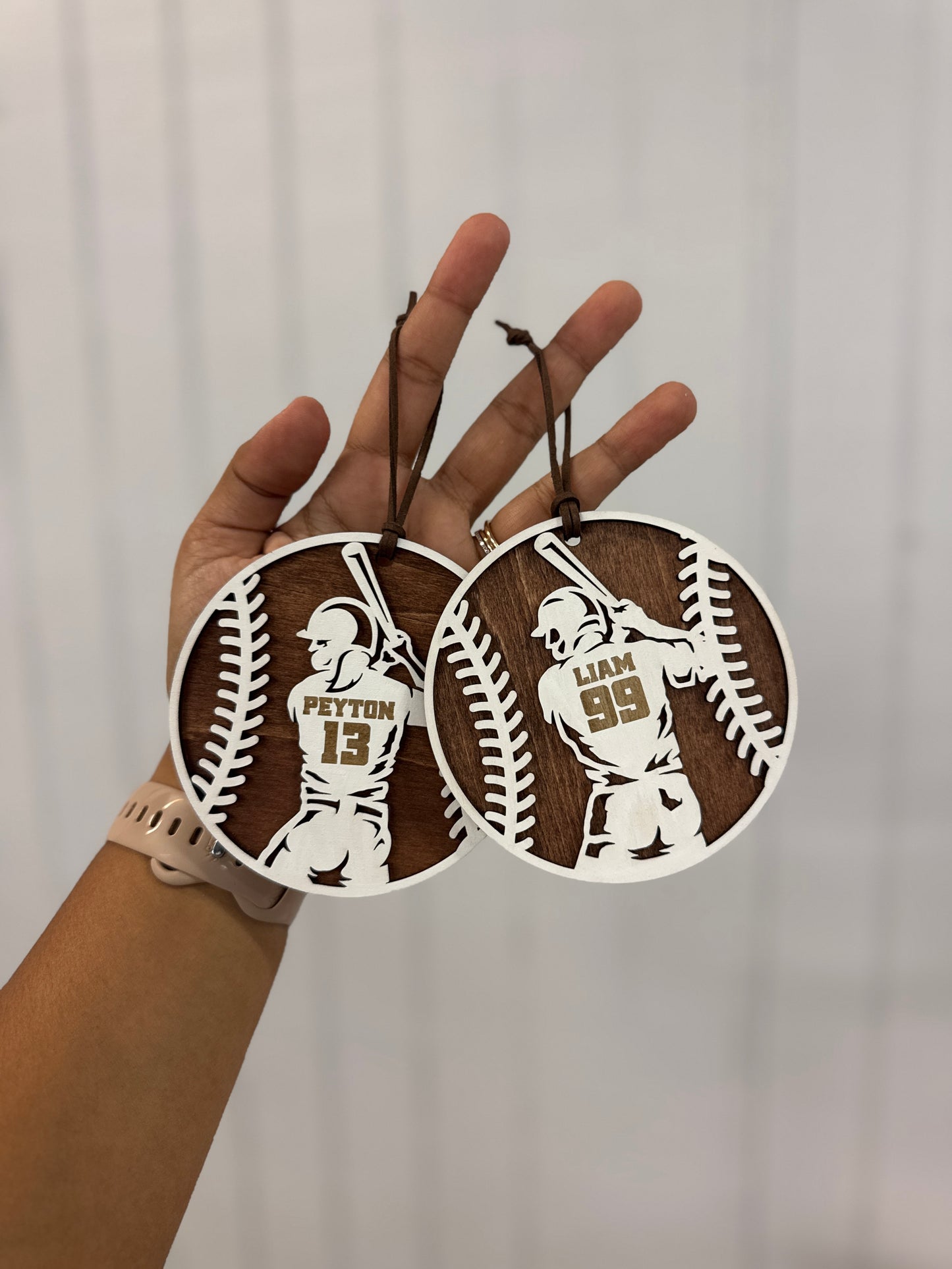Personalized Softball Ornament
