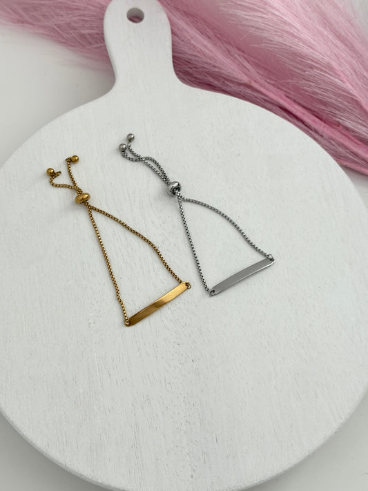 Personalized Bar Bracelet