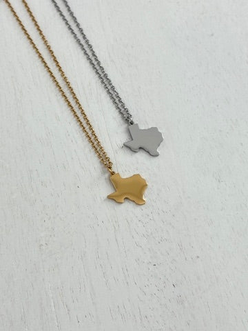 Personalized Texas Necklace