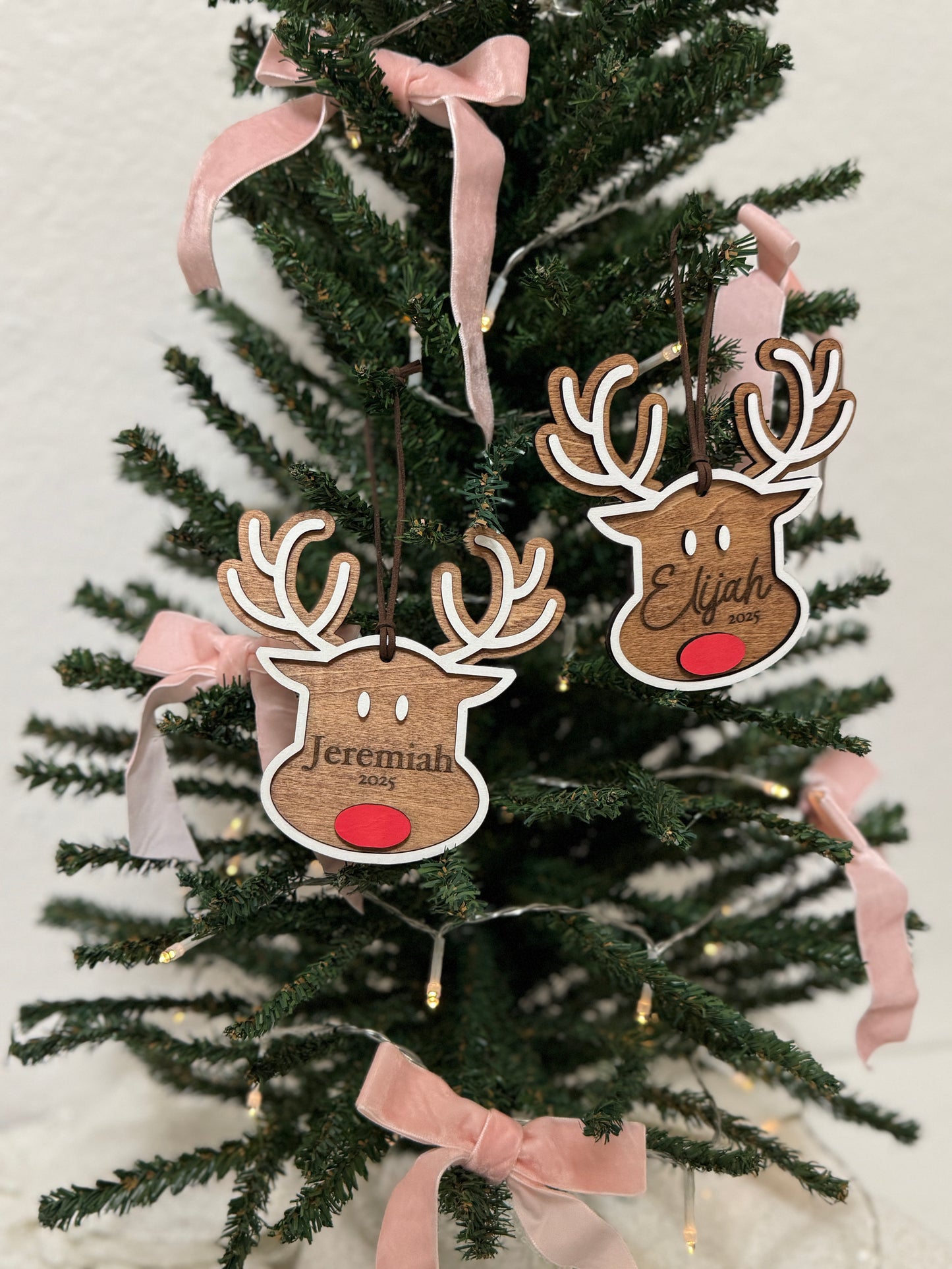 Personalized Reindeer Ornament
