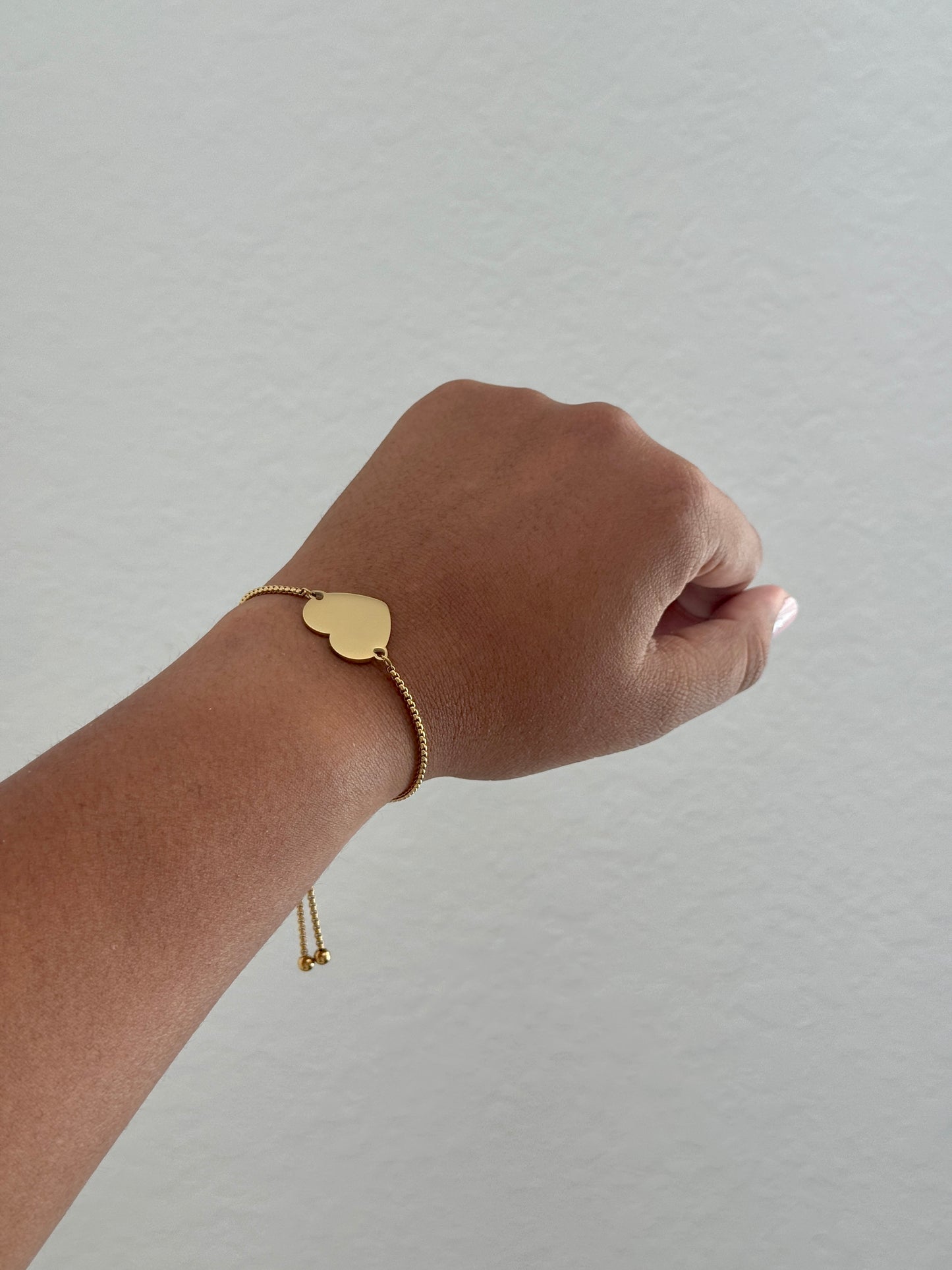 Personalized Heart Adjustable Bracelet