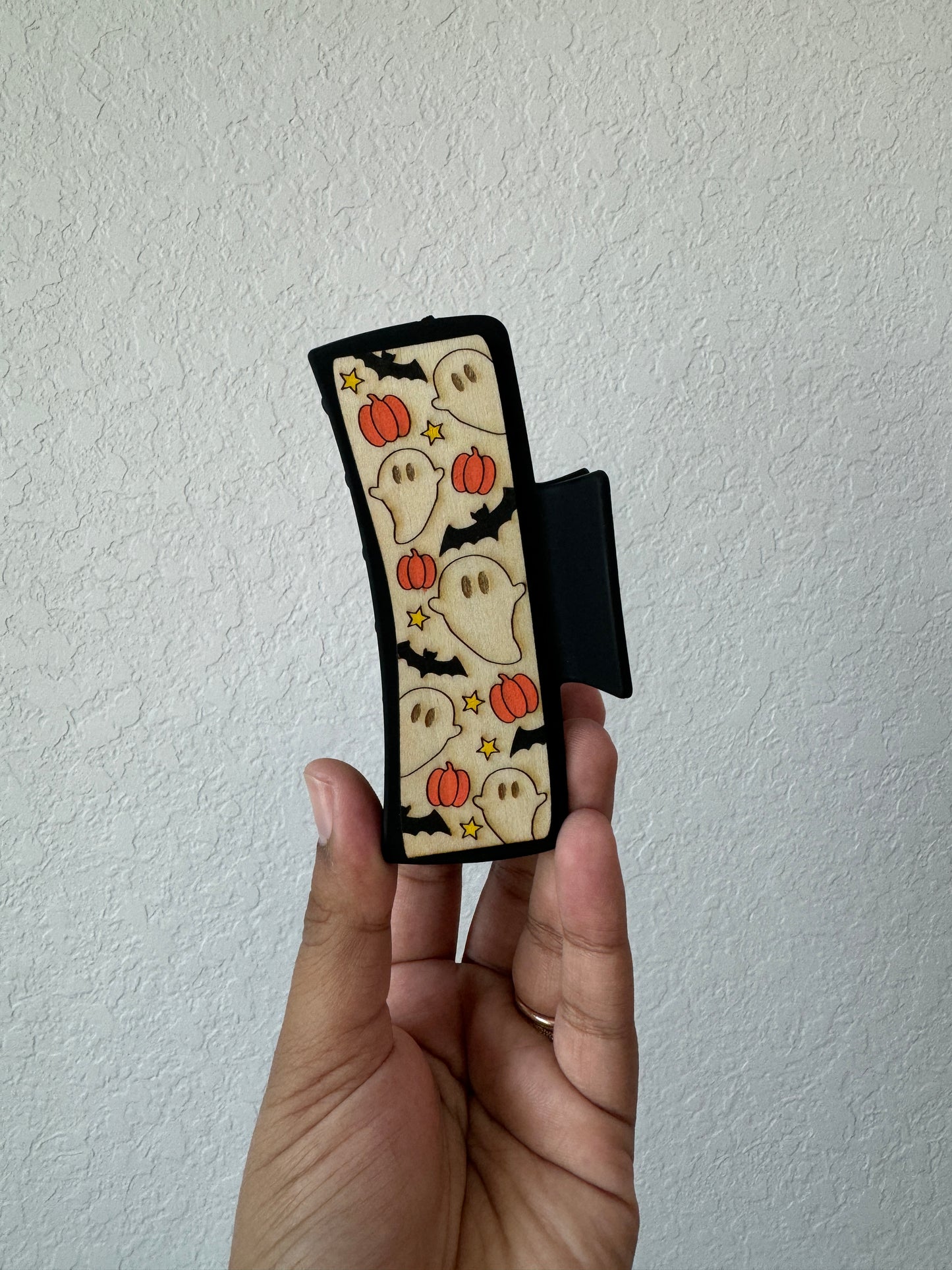 Spooky Vibes Jumbo Claw Clip