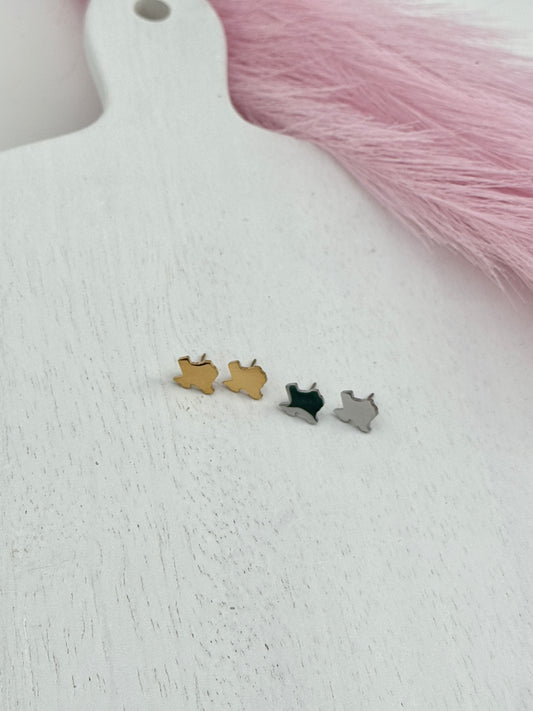 Personalized Texas Stud Earrings
