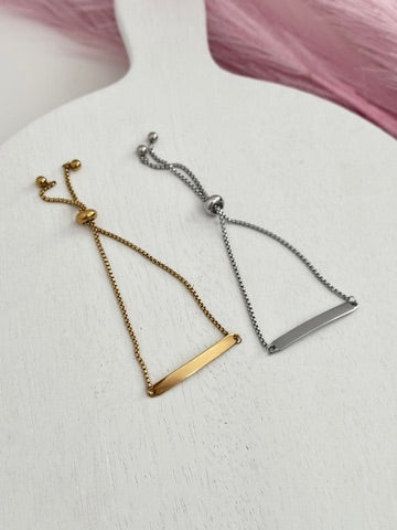 Personalized Bar Bracelet