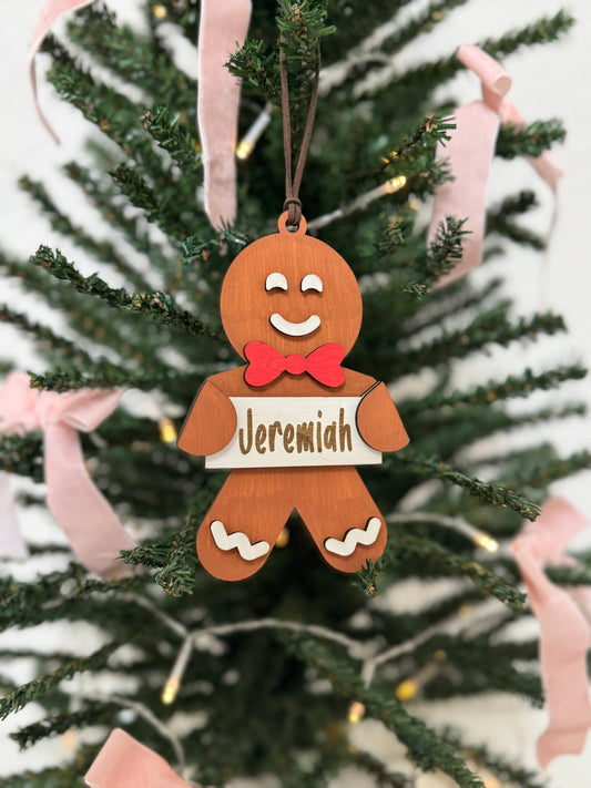 Personalized Gingerbread Ornament