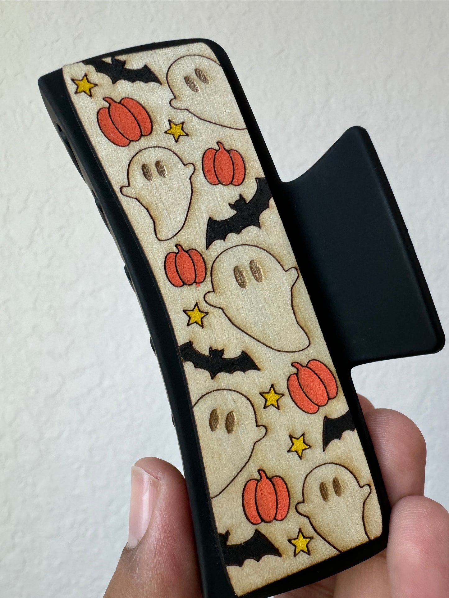 Spooky Vibes Jumbo Claw Clip