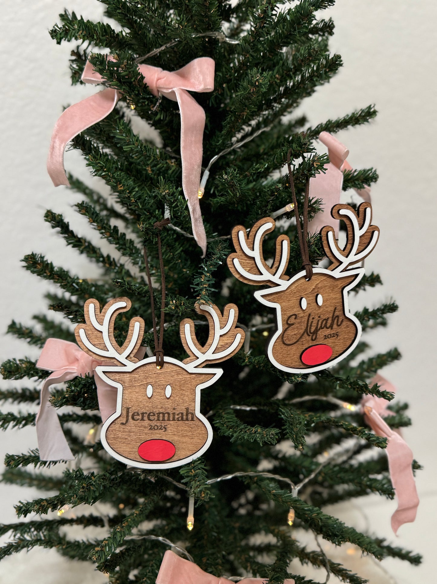 Personalized Reindeer Ornament