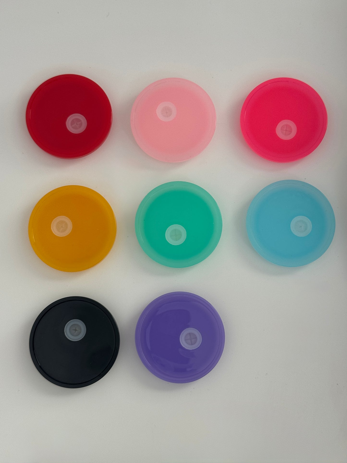 Glass Can Color Lid