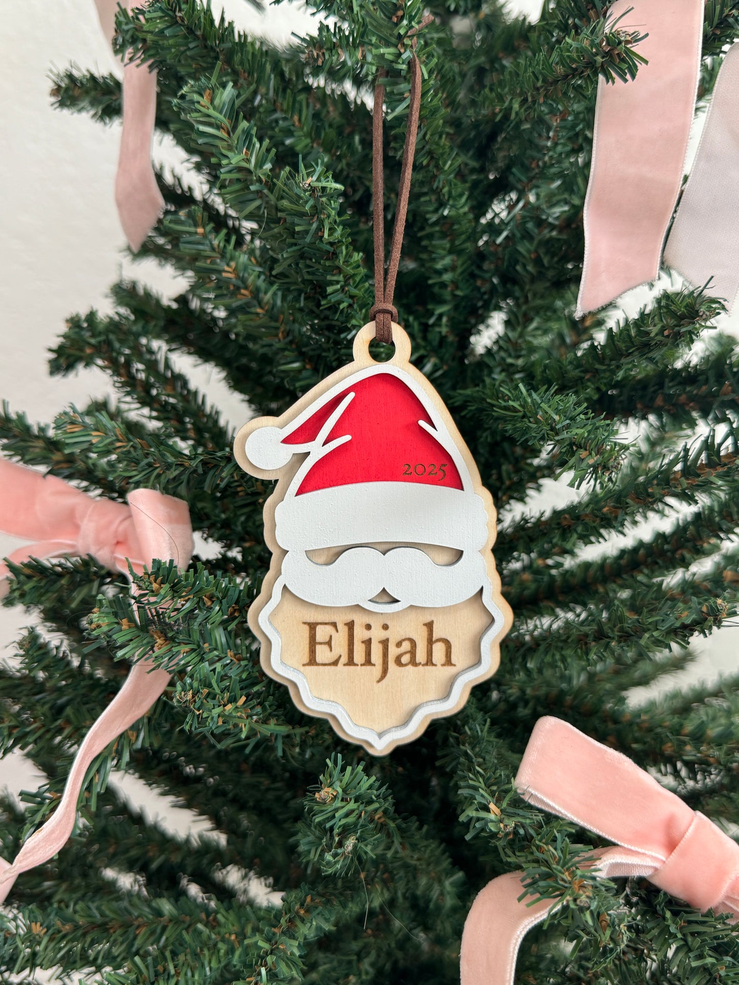 Personalized Santa Ornament