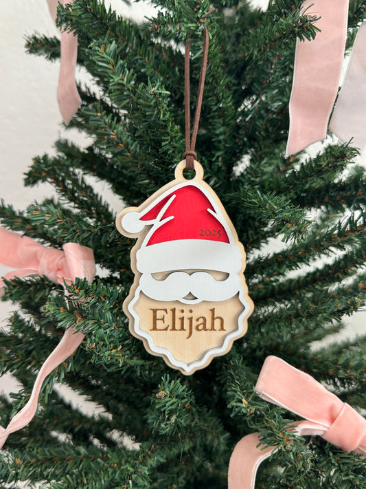 Personalized Santa Ornament