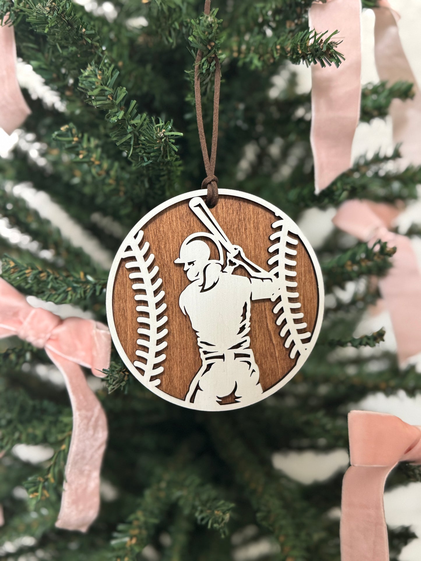 Personalized Softball Ornament