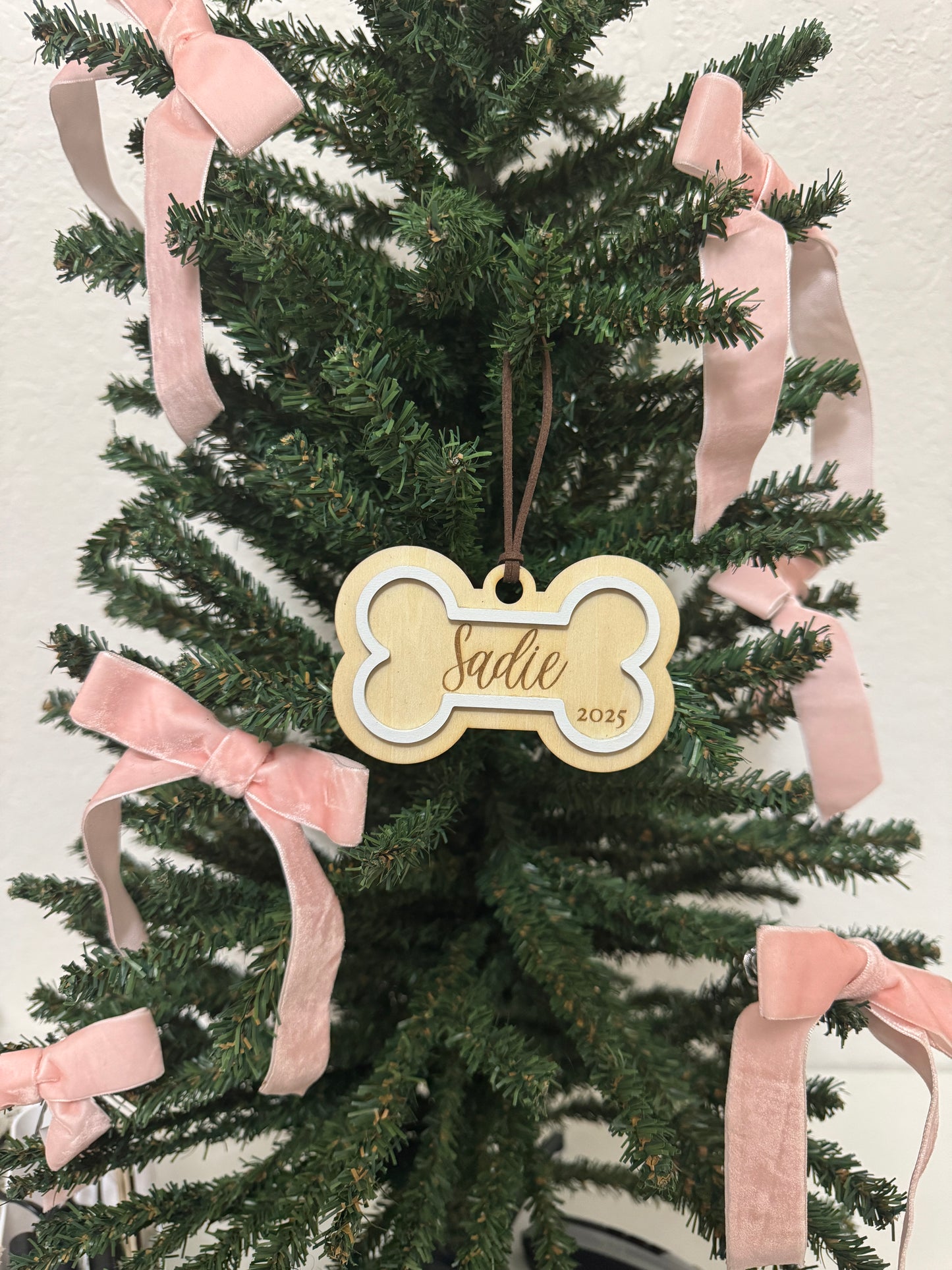 Personalized Pet Bone Ornament